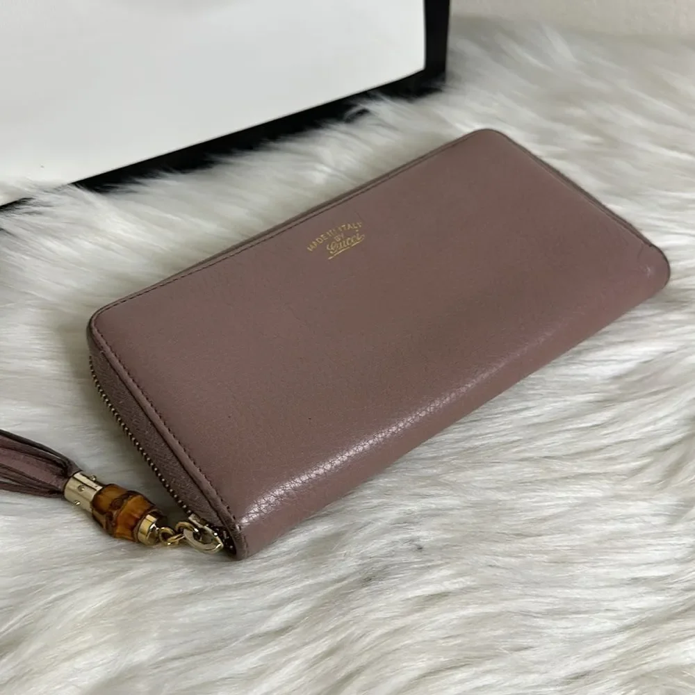 💯Authentic Gucci Zipped Around Long Wallet🍀 - Picture 5 of 14